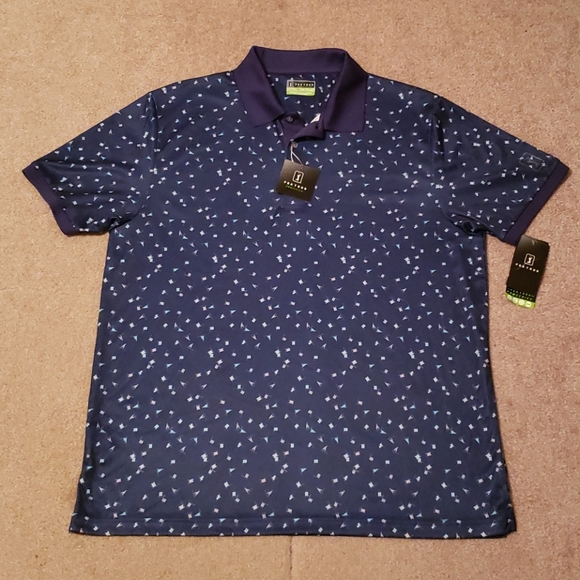 PGA Tour Shirts Nwt Pga Tour Pro Series Mens Flag Print Golf Polo